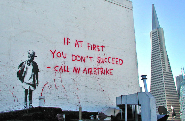 Street Art Par Banksy - Wasselonne (France)
