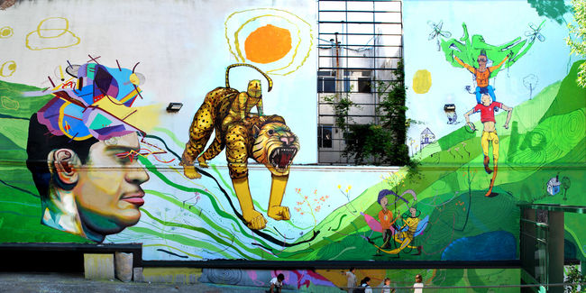 Fresques Par Aire, Jaz, Poeta, Ever - Buenos Aires (Argentine)