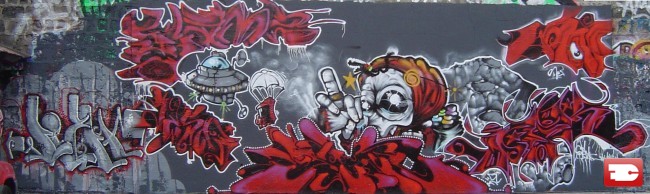 Fresques Par Oust, Pek, Seo, Rey, Syest, Tesor - Bayonne (France)