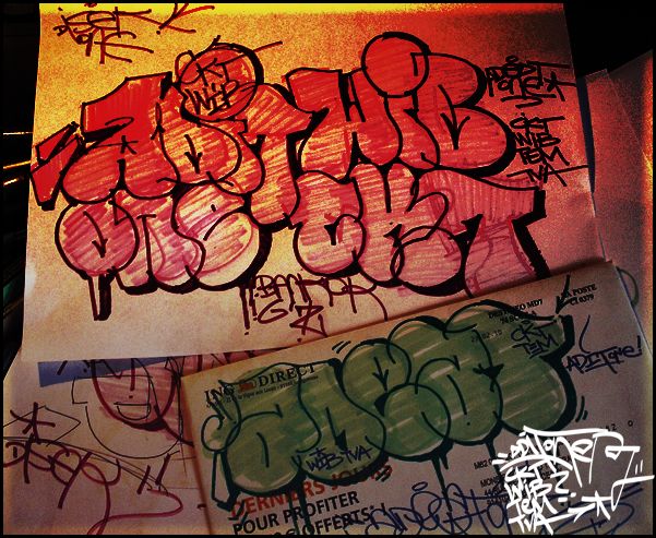 Throw Ups Par Adit, Disek1 - Paris (France)