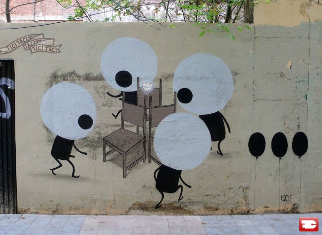 Street Art Par Escif - Valence (Espagne)