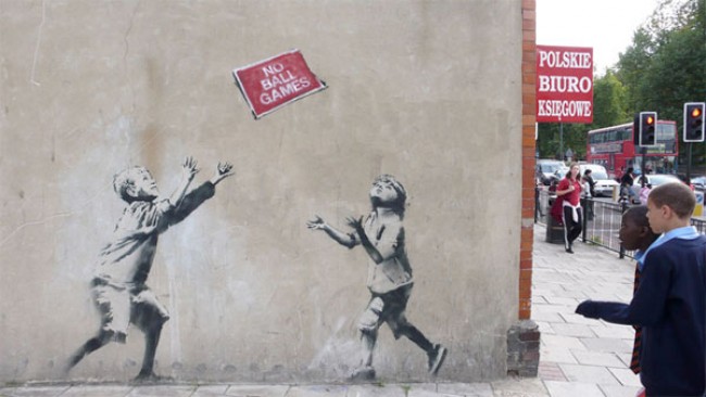 Street Art Par Banksy - Londres (Royaume Uni)
