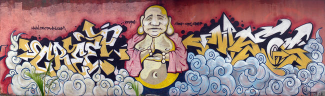 Street Art Par Mez, Thief, Creep - Esteli (Nicaragua)