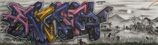 Fresques Par Spooz - Thanh Phố Hồ Chi Minh (Viet Nam)