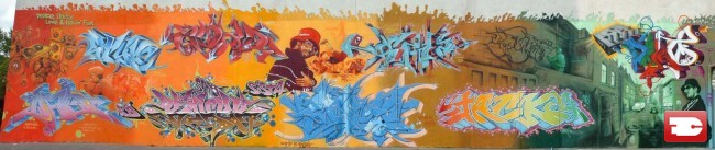 Fresques Par Boher, Efas, Soho, Spyre - Lille (France)