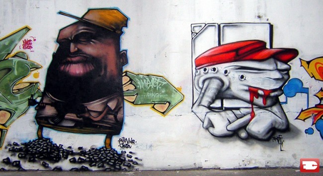 Personnages Par Dran, Fesko - Lyon (France)