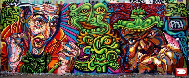 Fresques Par Shaka, Nosbe - Paris (France)