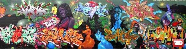 Fresques Par Biz20, Kem5, Bamboo2, Odesy, Nosm - Boston (MA)