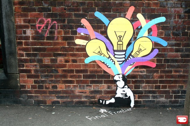 Street Art Par Final Frontier - Londres (Royaume Uni)