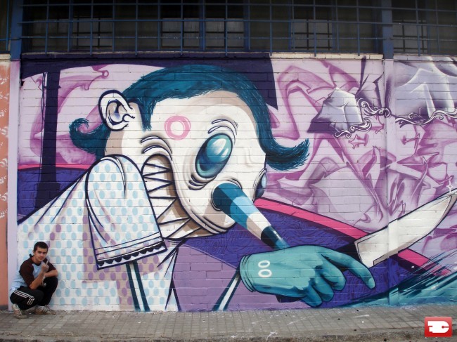 Personnages Par Escif - Valence (Espagne)