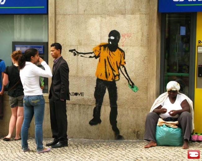Street Art Par Above - Lisbonne (Portugal)