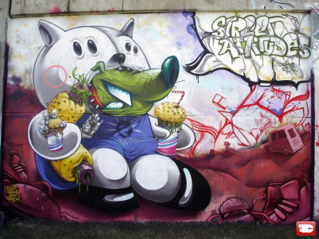 Personnages Par Escif - Valence (Espagne)