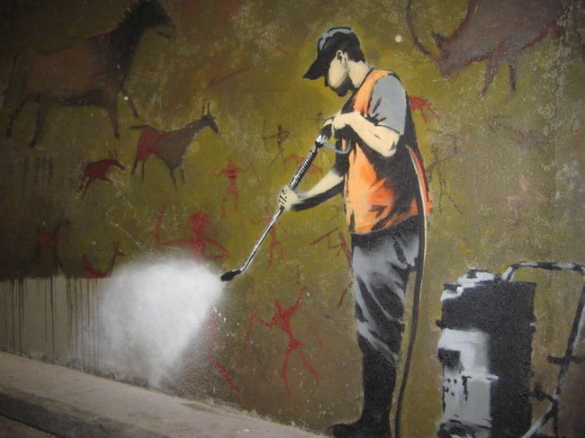 Street Art Par Banksy - Londres (Royaume Uni)