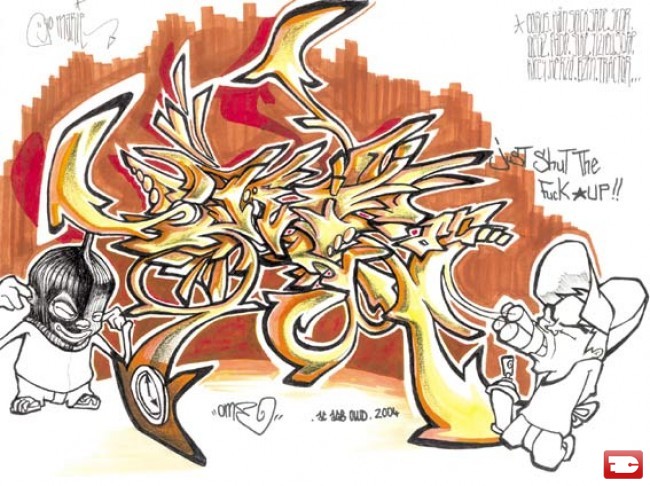 Sketch Par Ome - Nantes (France)