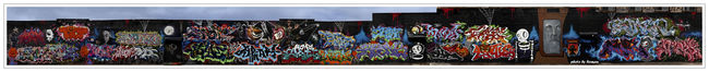Fresques Par Cope2, Indie 184, Oh, Deem, Tilt, Jee, Muse, Ewok1, Serve, Gusto, Spot, Break, King Bee, Veng - New York City (NY)