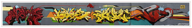 Fresques Par Deem, Sen2, Logek, Gusto - New York City (NY)