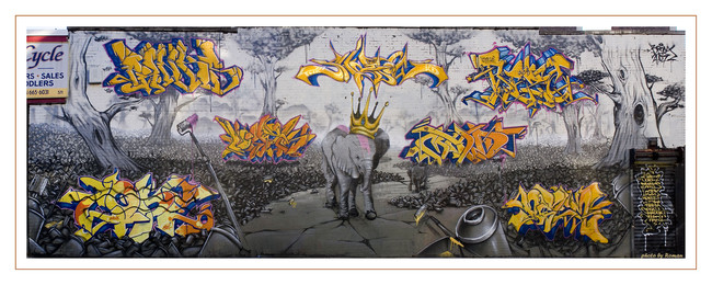 Fresques Par Cope2, Shadow, Deem, Panks, Logek, Mad - New York City (NY)