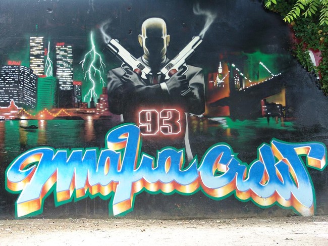Fresques Par Swen, Kayone, Nel, Kea, Noe Two, Acre - St.-Denis (France)