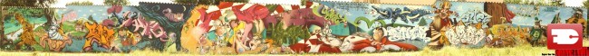 Fresques Par Suoz, Satyr, Sueno, Mel, Kalouf, 2rode, Dane - Niort (France)