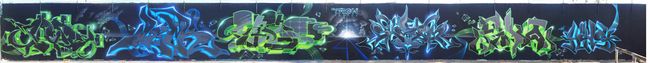 Fresques Par Shadow, Pablo, Kew, Deck, Finda - Beziers (France)
