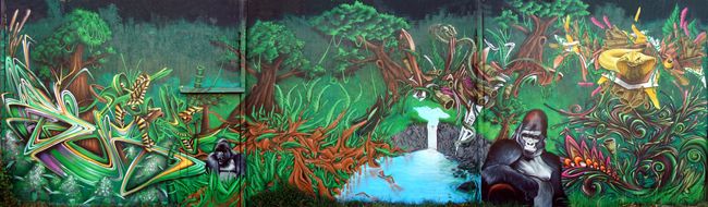 Fresques Par Skeum, Ryda, Deso, Sweo, Ktear, Dens, Zert - Montpellier (France)