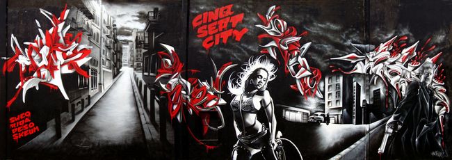 Fresques Par Skeum, Ryda, Deso, Sweo - Montpellier (France)