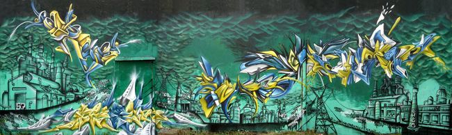 Fresques Par Skeum, Ryda, Deso, Sweo, Sckaro - Montpellier (France)