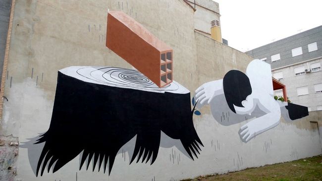 Street Art Par Escif - Valence (Espagne)