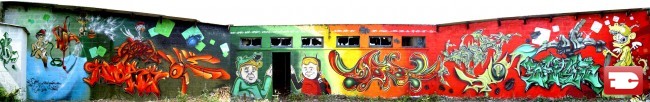 Fresques Par Soap, Wui, Saloper, Satyr, Cat, Tizieu - Mantes-la-Jolie (France)