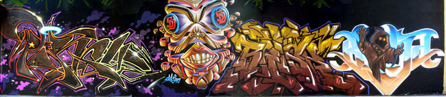 Personnages Par Ezra, Persue, Brisk One, Kuyalive - San Diego (CA)