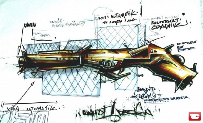 Sketch Par Bandi - Marseille (France)