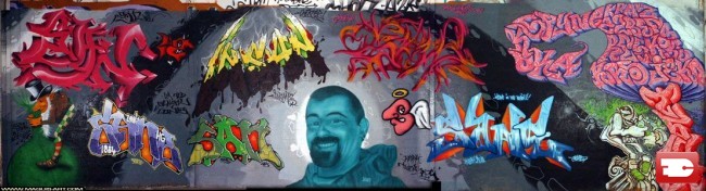 Fresques Par Ecraz, Koka, Tsha - Paris (France)