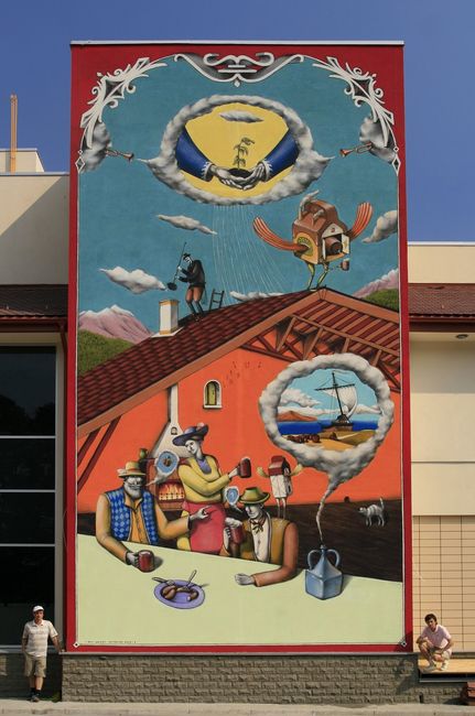 Street Art Par Aec, Waone - Kiev (Ukraine)