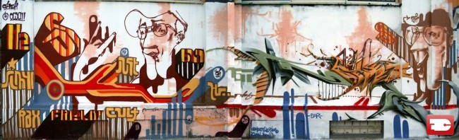 Fresques Par Zion, Eias, Ozmoz - Lille (France)