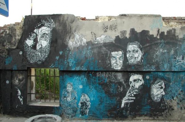 Street Art Par C215 - Varsovie (Pologne)