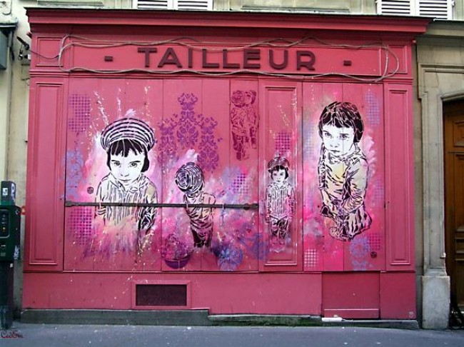 Street Art Par C215 - Paris (France)