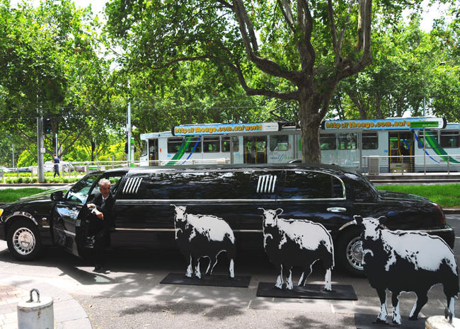 Street Art Par Blek Le Rat - Melbourne (Australie)