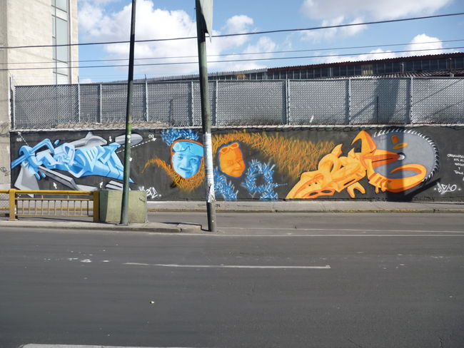 Fresques Par Toke, Splo - Azcapotzalco (Mexique)