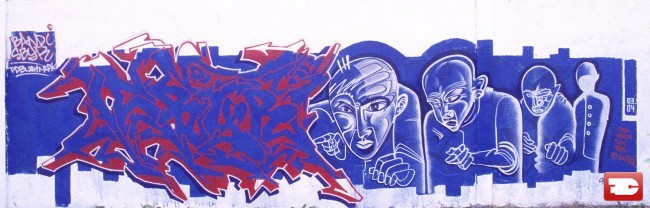 Fresques Par Bandi, Sbyr, Choll - Lausanne (Suisse)