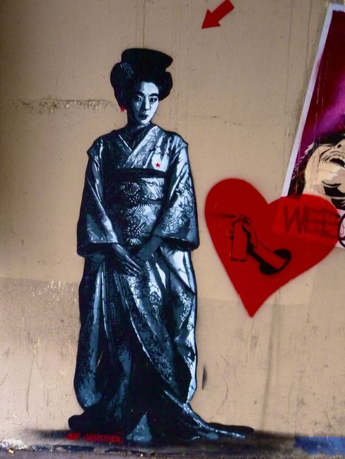 Street Art Par Jef Aerosol - Paris (France)