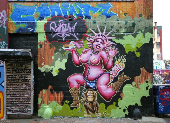 Personnages Par Lady Pink, Mr Smith - New York City (NY)