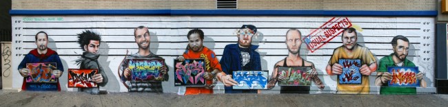 Fresques Par Nosm, Sever, Bio, Totem2, Nicer, Won, How, Bg183 - New York City (NY)