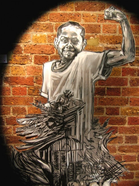 Personnages Par Swoon - Londres (Royaume Uni)