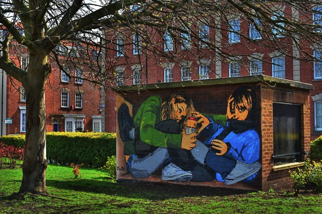 Street Art Par Dan - Bristol (Royaume Uni)