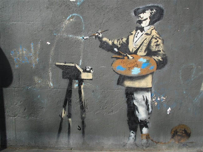 Street Art Par Banksy - Londres (Royaume Uni)