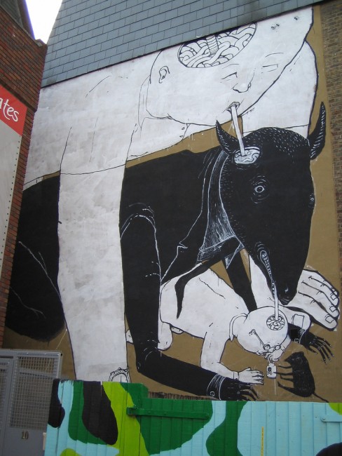 Street Art Par Blu - Londres (Royaume Uni)