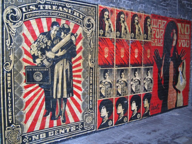 Street Art Par Obey - Londres (Royaume Uni)
