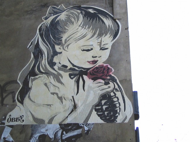 Street Art Par Obey - Londres (Royaume Uni)