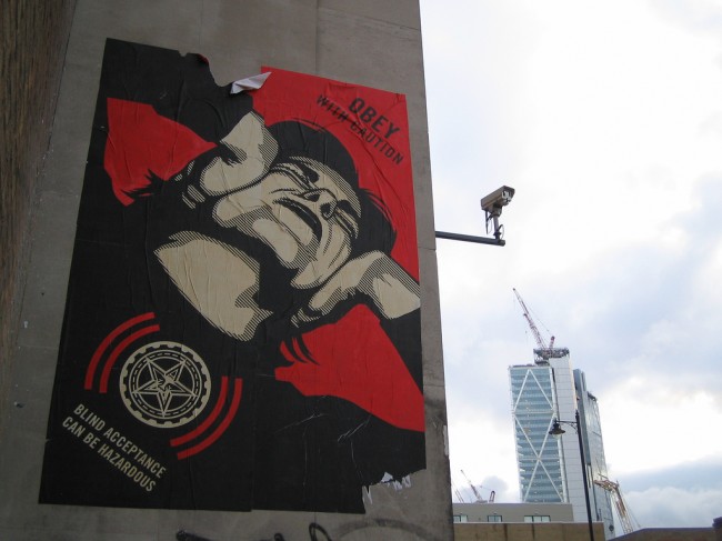 Street Art Par Obey - Londres (Royaume Uni)