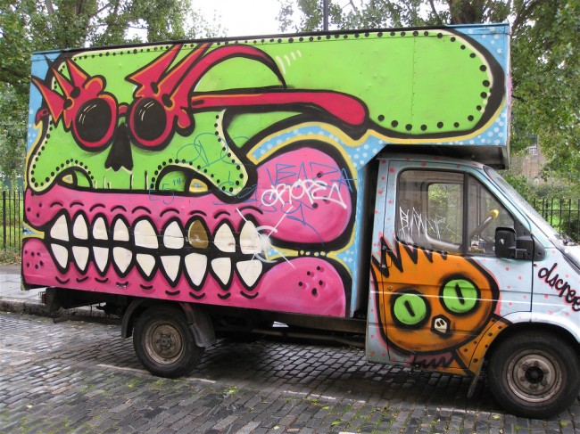 Street Art Par Sweet Toof, Dscreet - Londres (Royaume Uni)